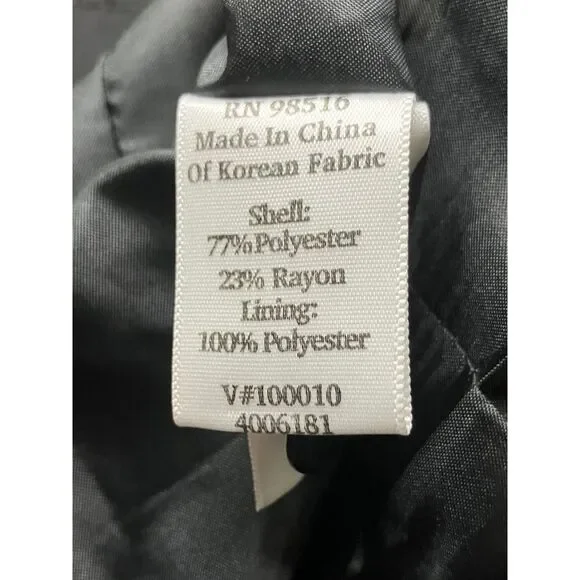 Coldwater Creek Metallic Paisley Jacket Shaped W18 - Picture 6 of 6